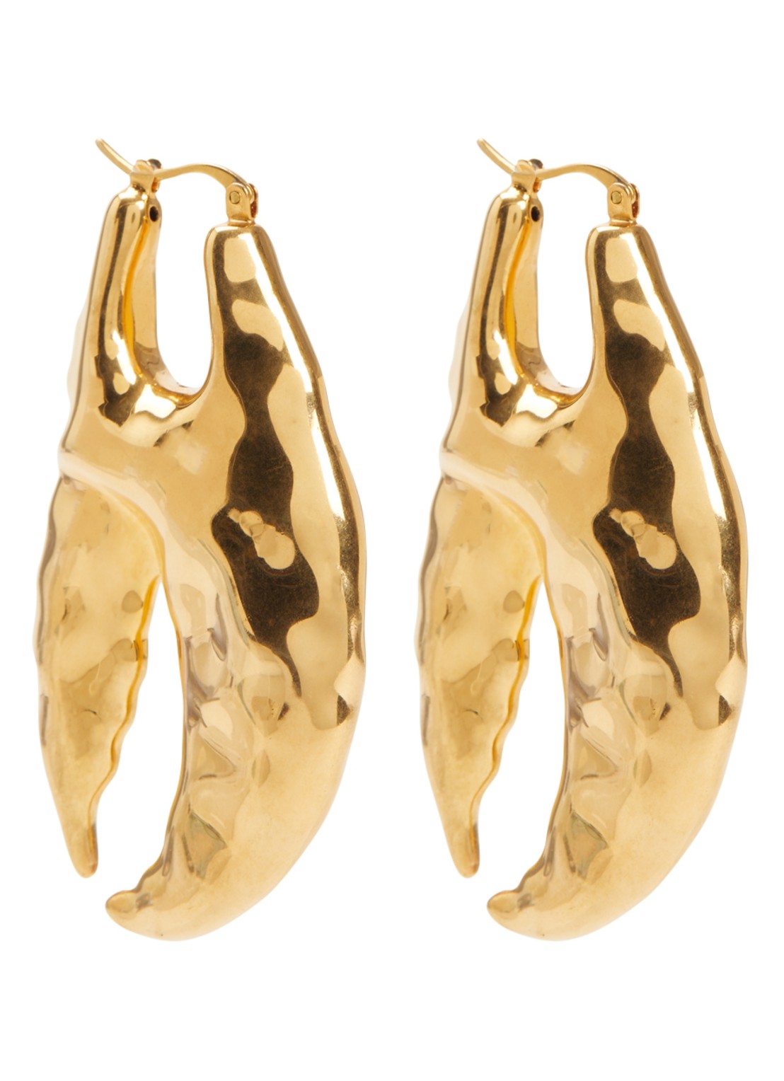 Jacquemus The Homard oorringen - voorkant 3 goud