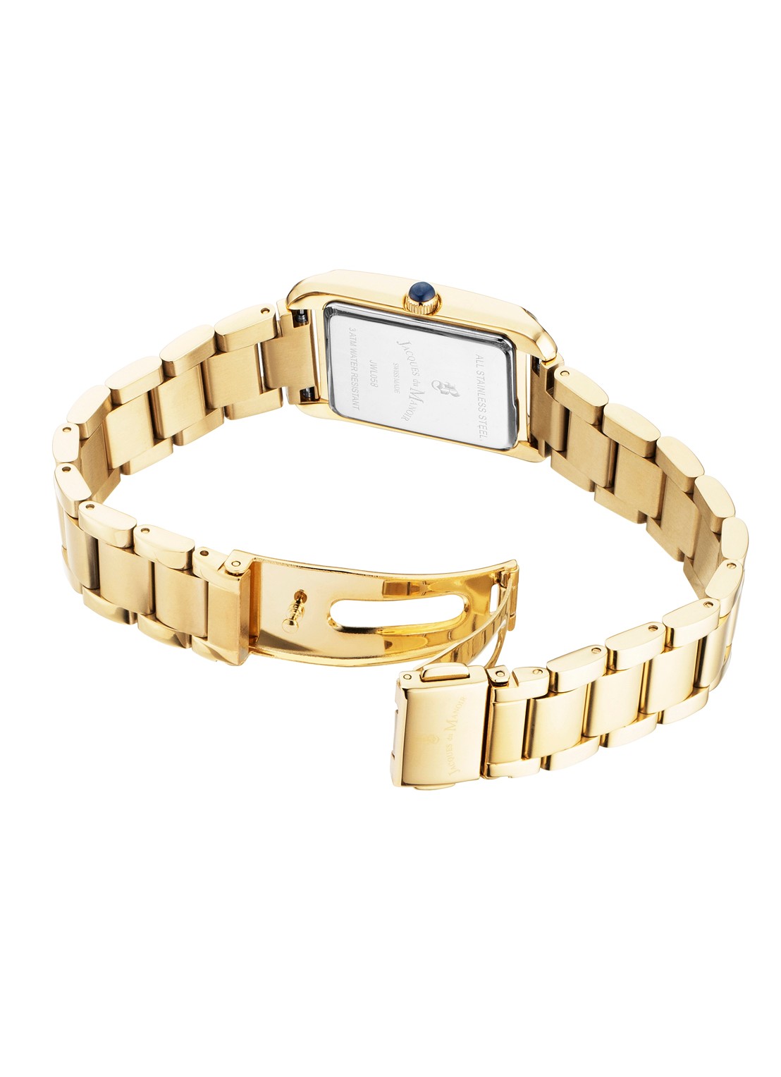 Jacques du Manoir Emily III horloge JWL0580 - achterkant goud - jwl05802
