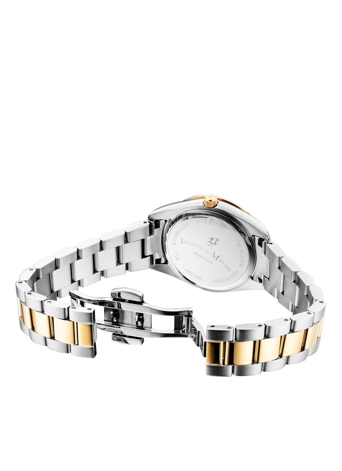 Jacques du Manoir Inspiration Allure horloge JWL03804 - detail zilver