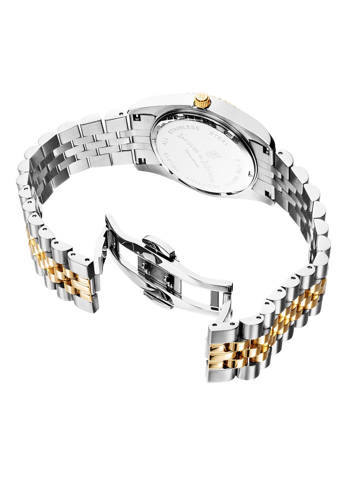 Jacques du Manoir Inspiration classic horloge JWG02202 - detail 2 zilver