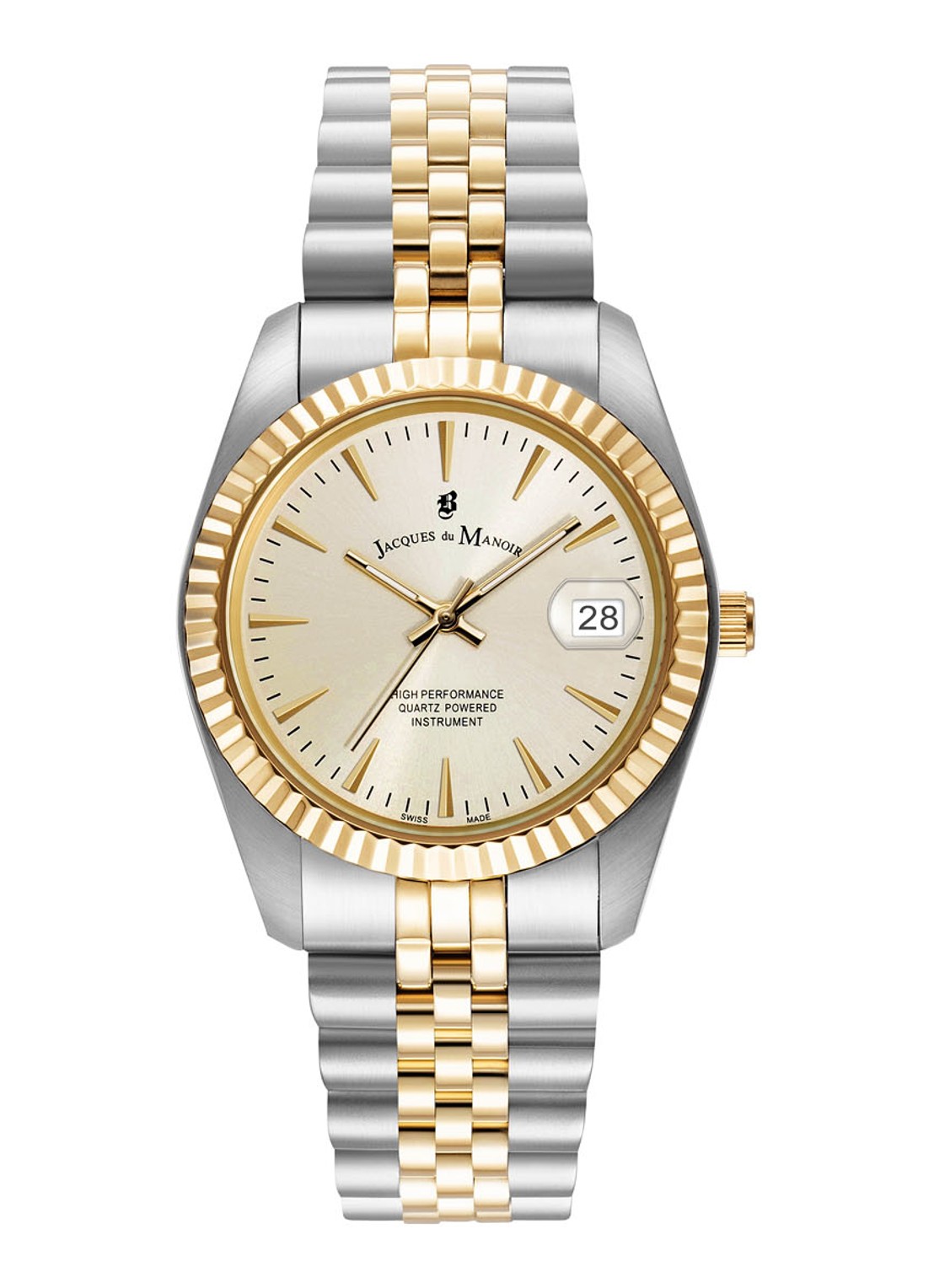 Jacques du Manoir Inspiration classic horloge JWG02202 - voorkant zilver