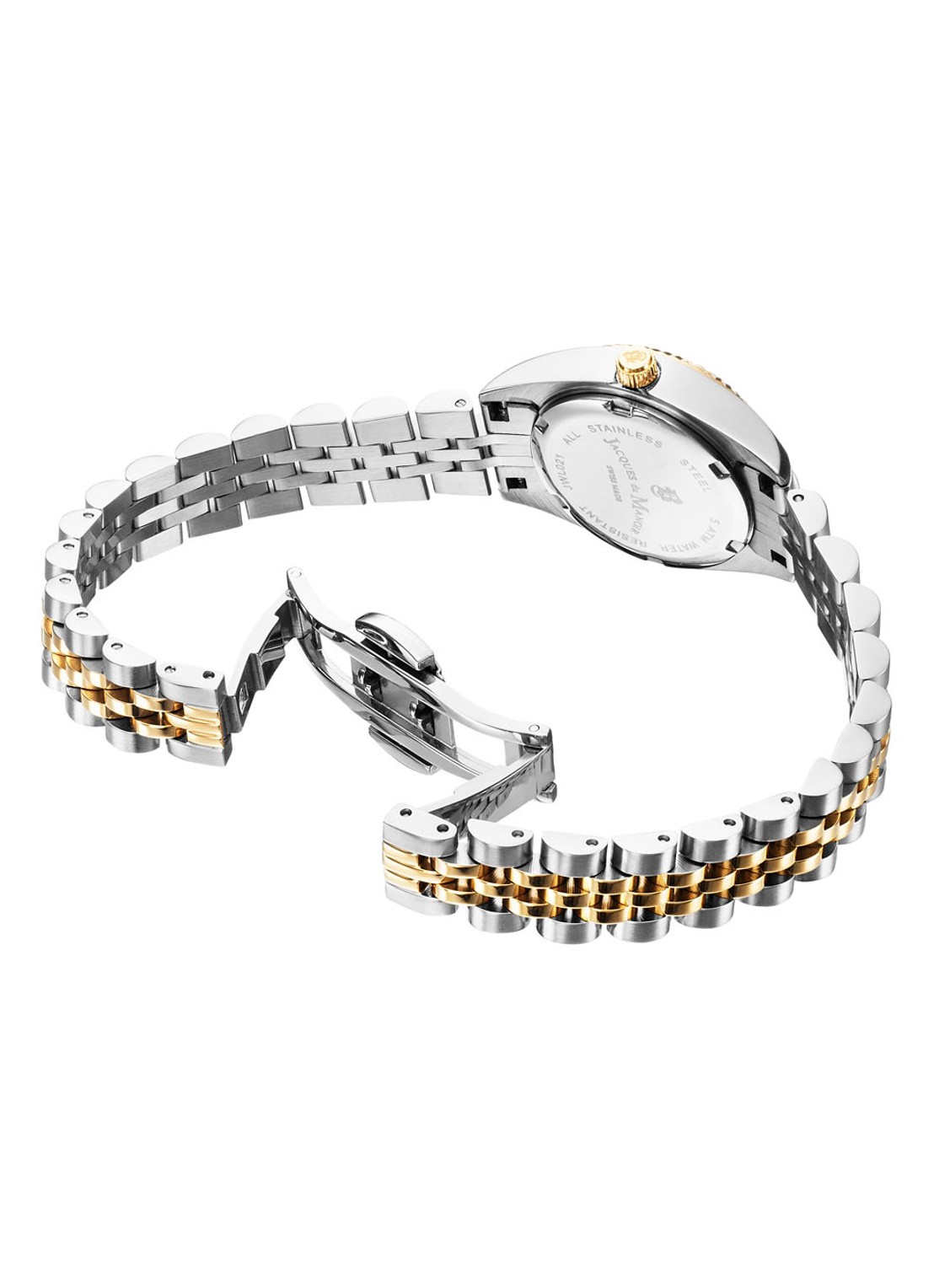 Jacques du Manoir Inspiration classic horloge JWL02104 - detail 2 zilver