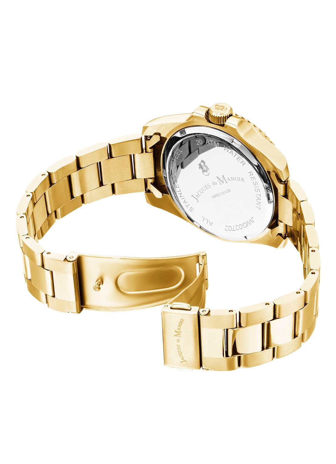 Jacques du Manoir Inspiration horloge JWG03002 - voorkant 2 goud