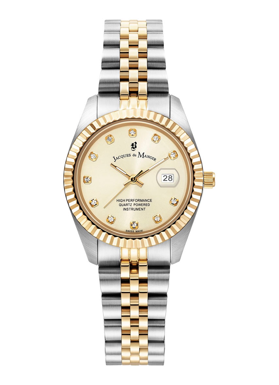 Jacques du Manoir Inspiration horloge JWL01201 - voorkant zilver
