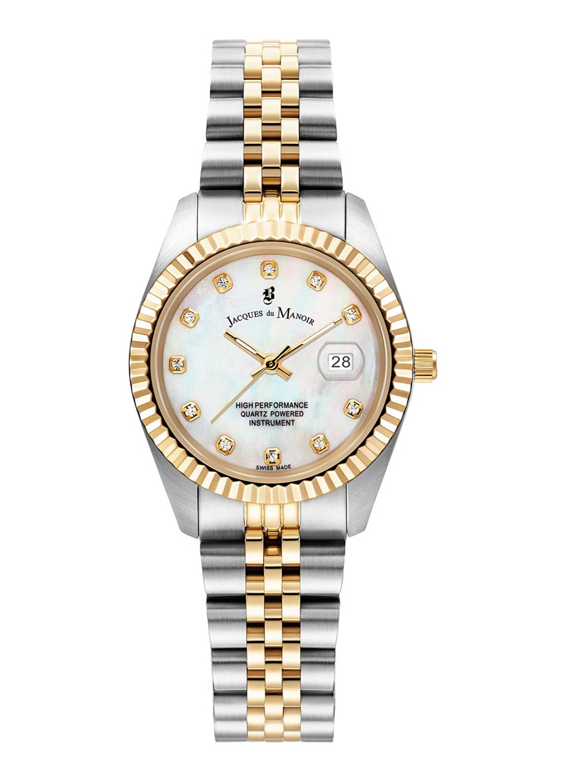 Jacques du Manoir Inspiration horloge JWL01204 - voorkant zilver