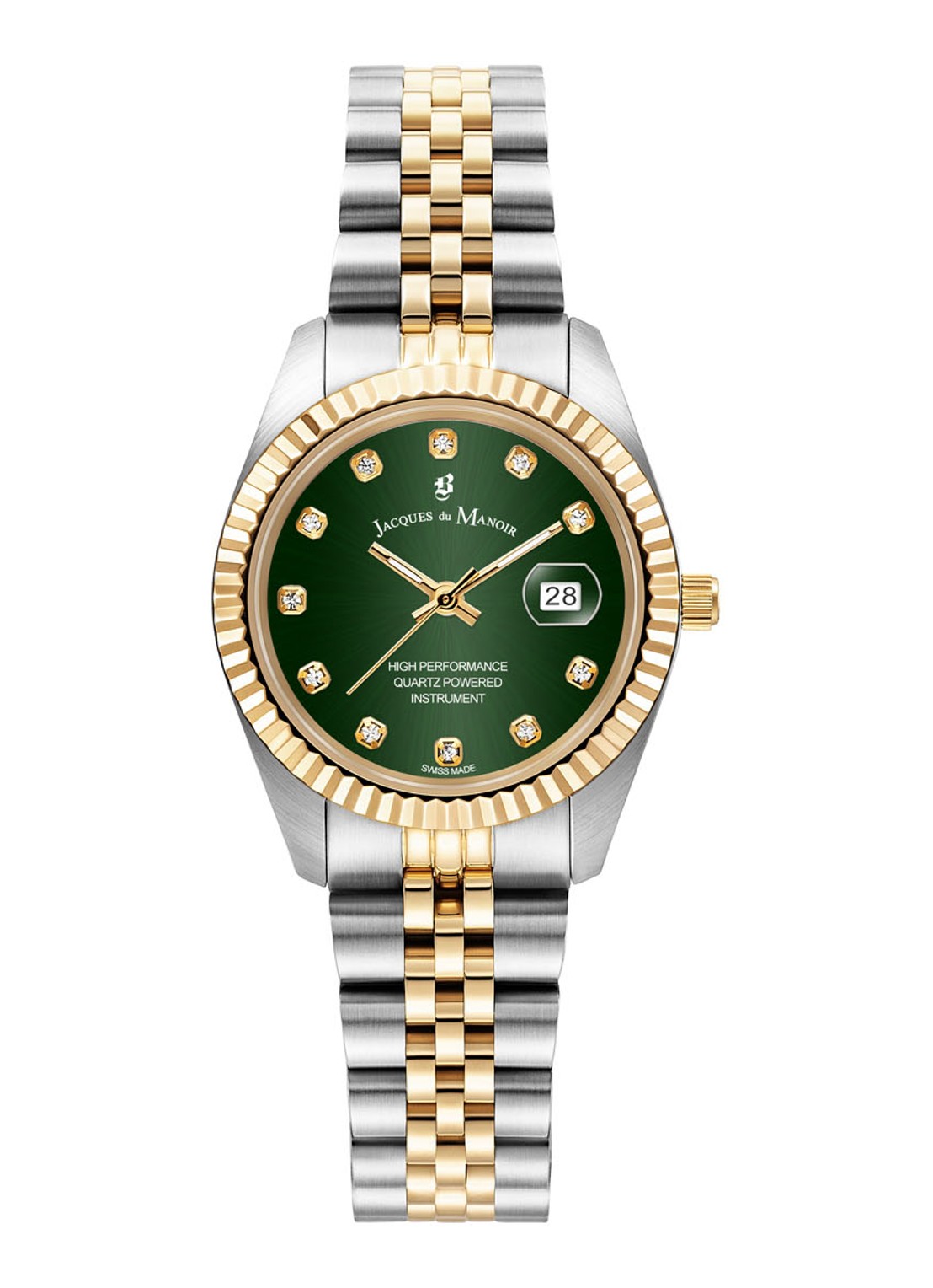 Jacques du Manoir Inspiration horloge JWL01206 - voorkant zilver