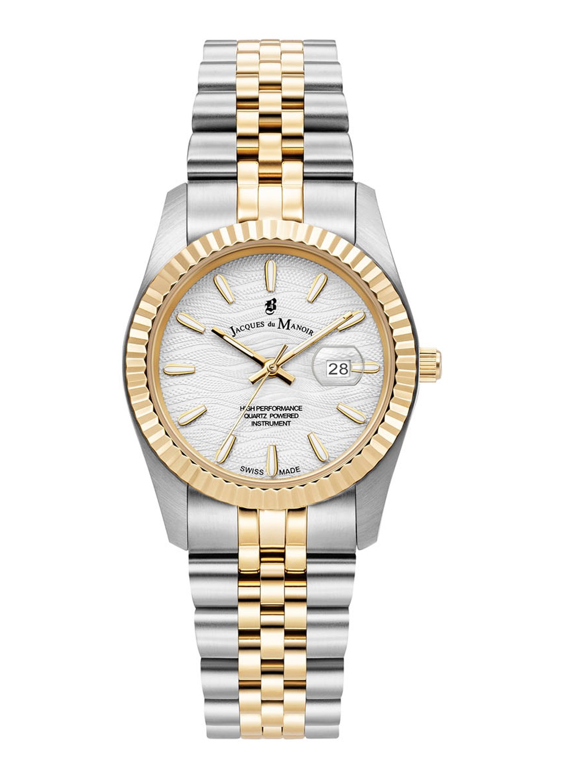Jacques du Manoir Inspiration horloge JWL01801 - voorkant zilver