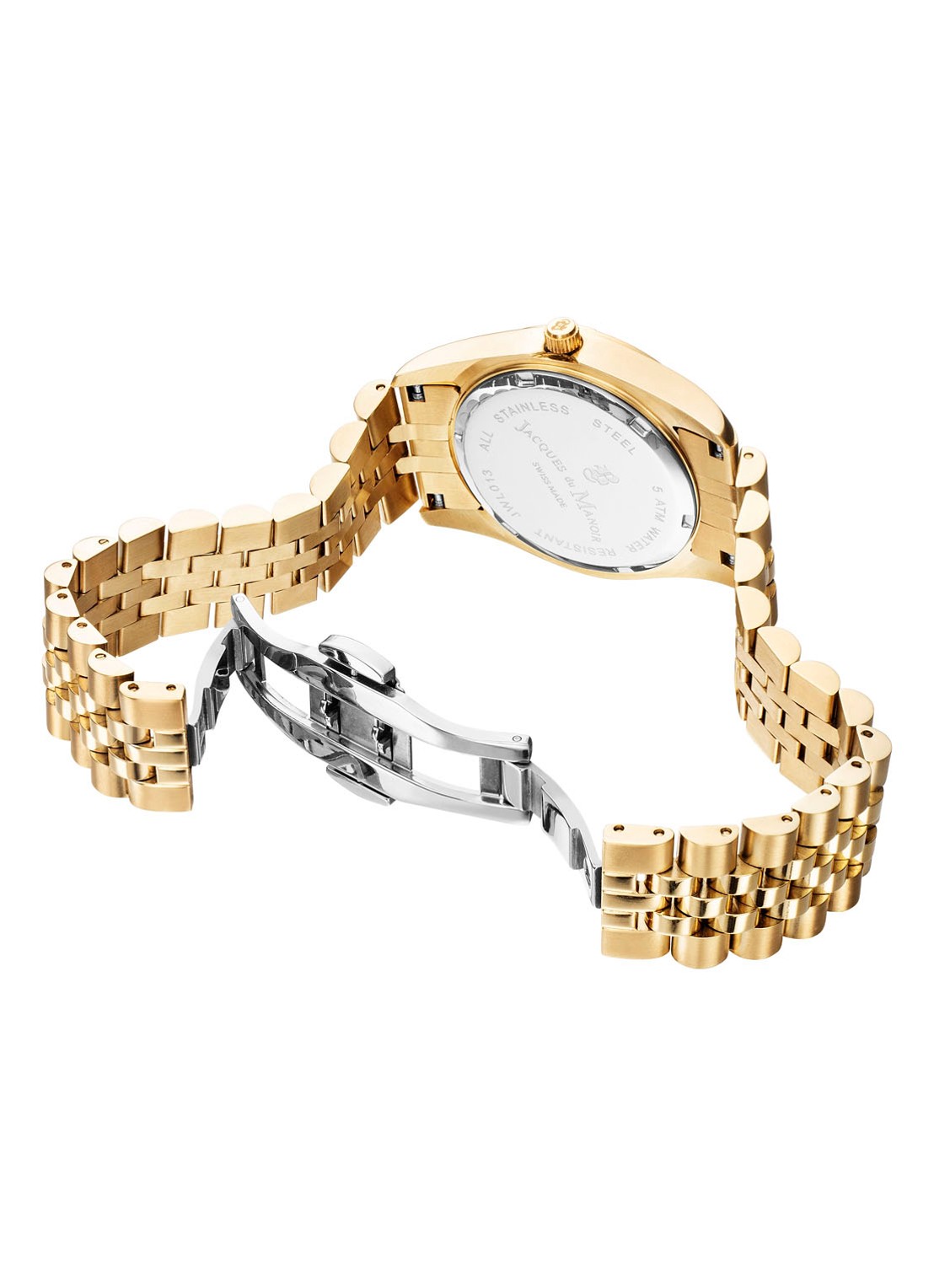 Jacques du Manoir Inspiration horloge JWL02003 - detail goud