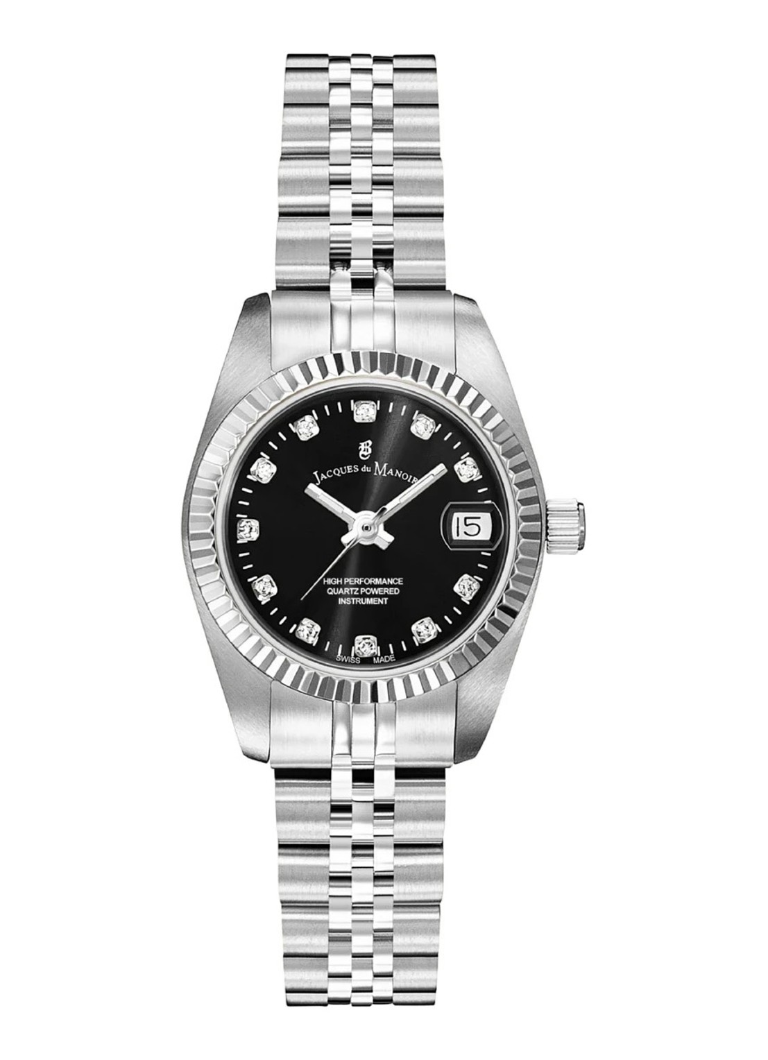 Jacques du Manoir Inspiration horloge NRO.06 - voorkant zilver