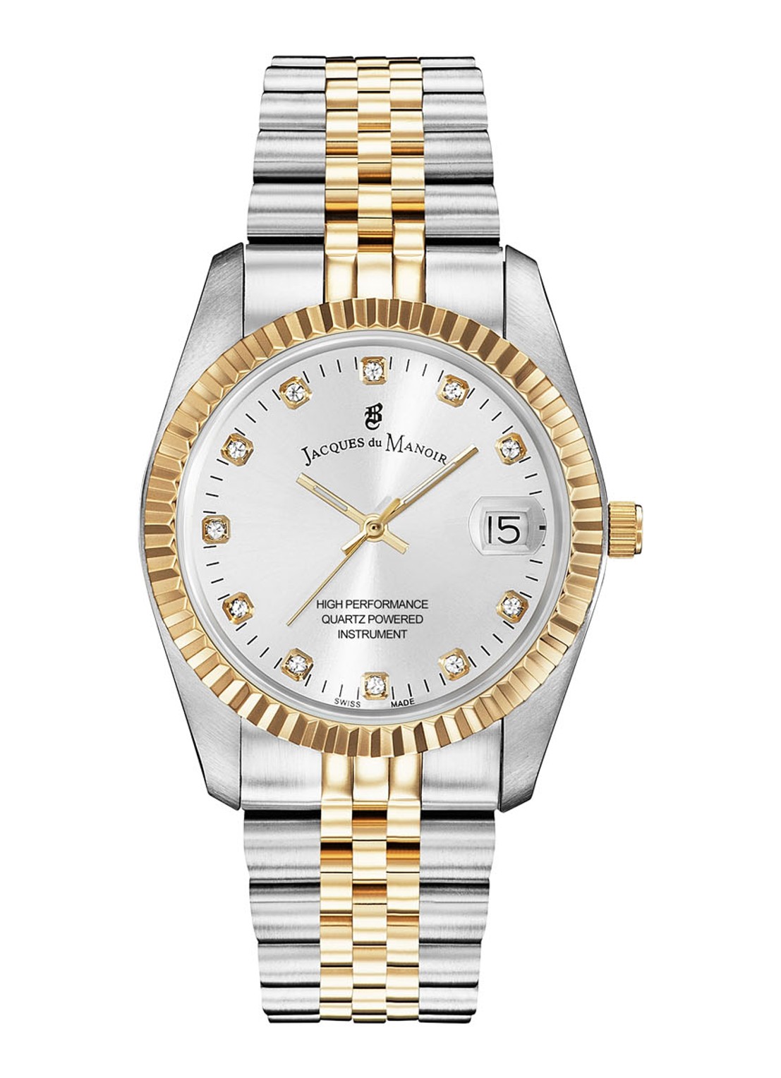 Jacques du Manoir Inspiration horloge NRO.07 - voorkant zilver