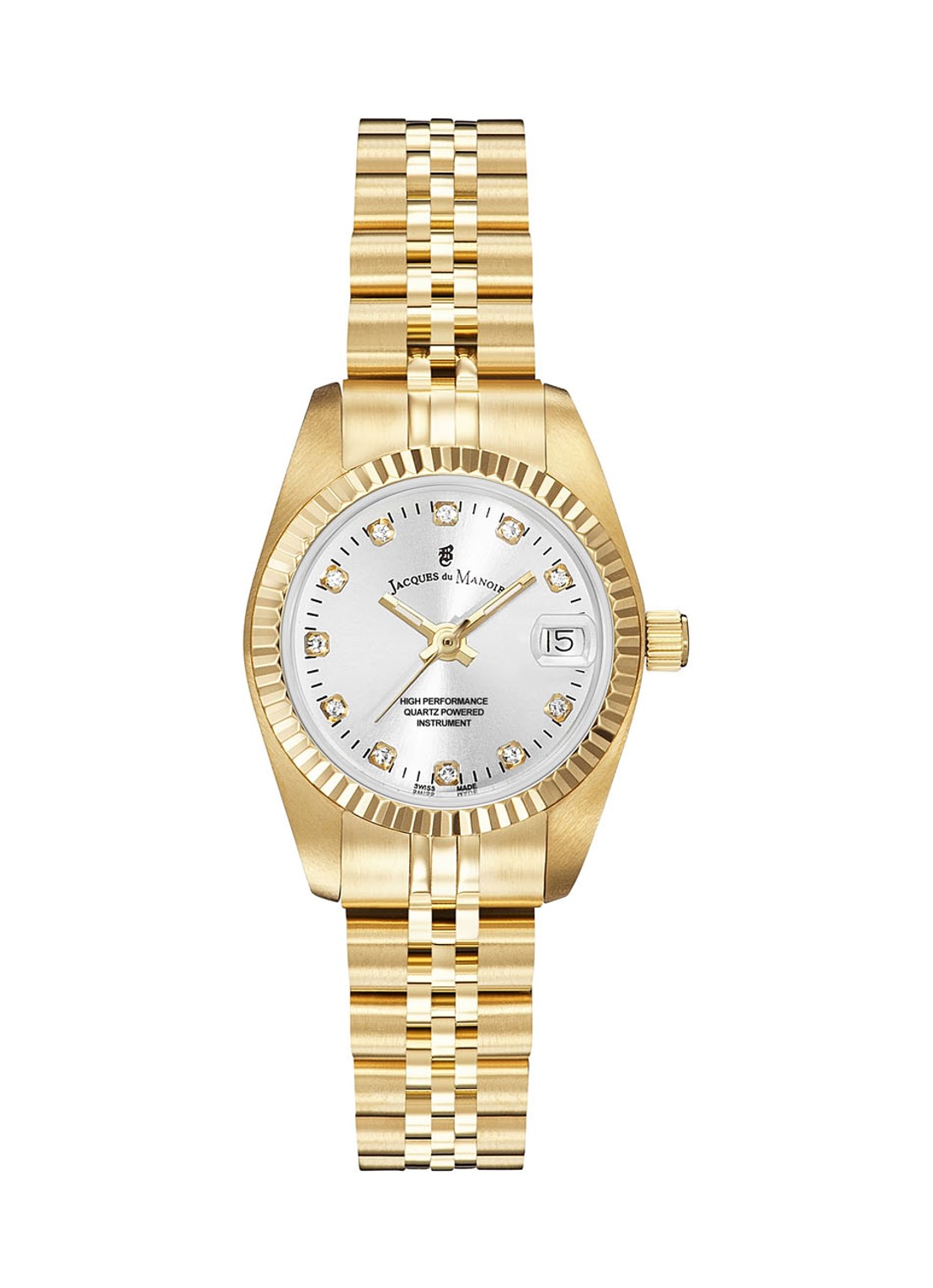 Jacques du Manoir Inspiration horloge NRO.12 - voorkant goud