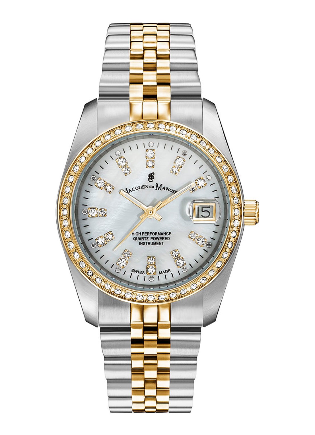 Jacques du Manoir Inspiration horloge NROP.07 - voorkant zilver