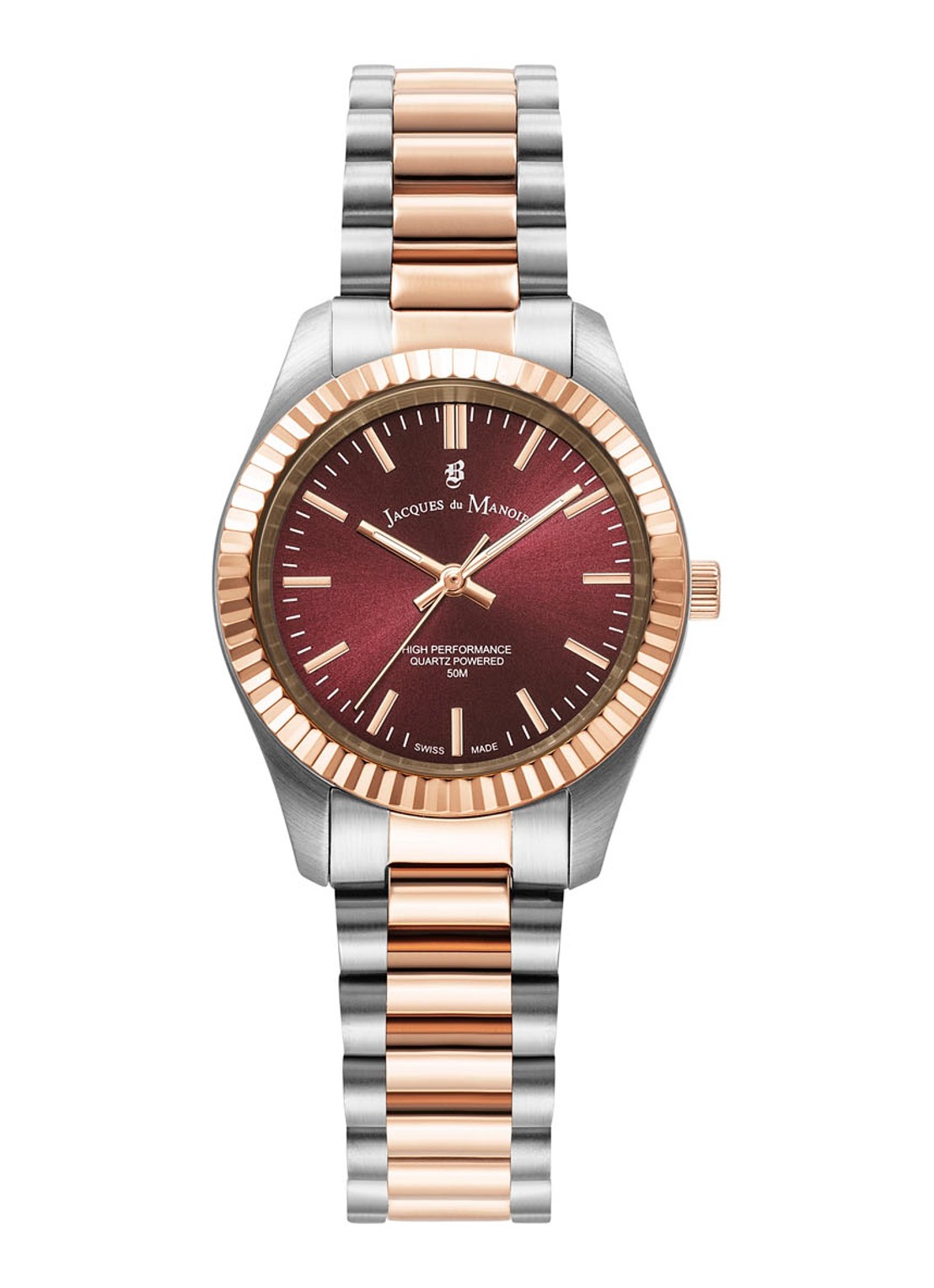 Jacques du Manoir Inspiration Prime horloge JWL03903 - voorkant 3 zilver