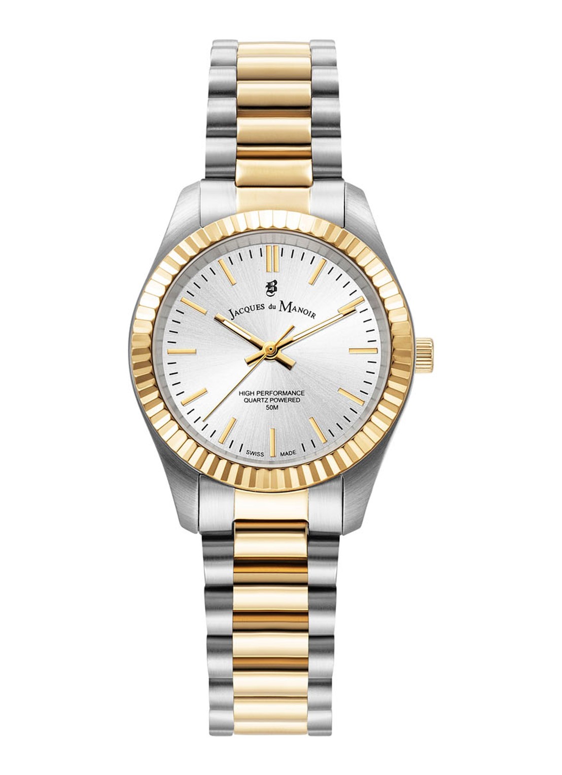 Jacques du Manoir Inspiration Prime horloge JWL03905 - voorkant zilver