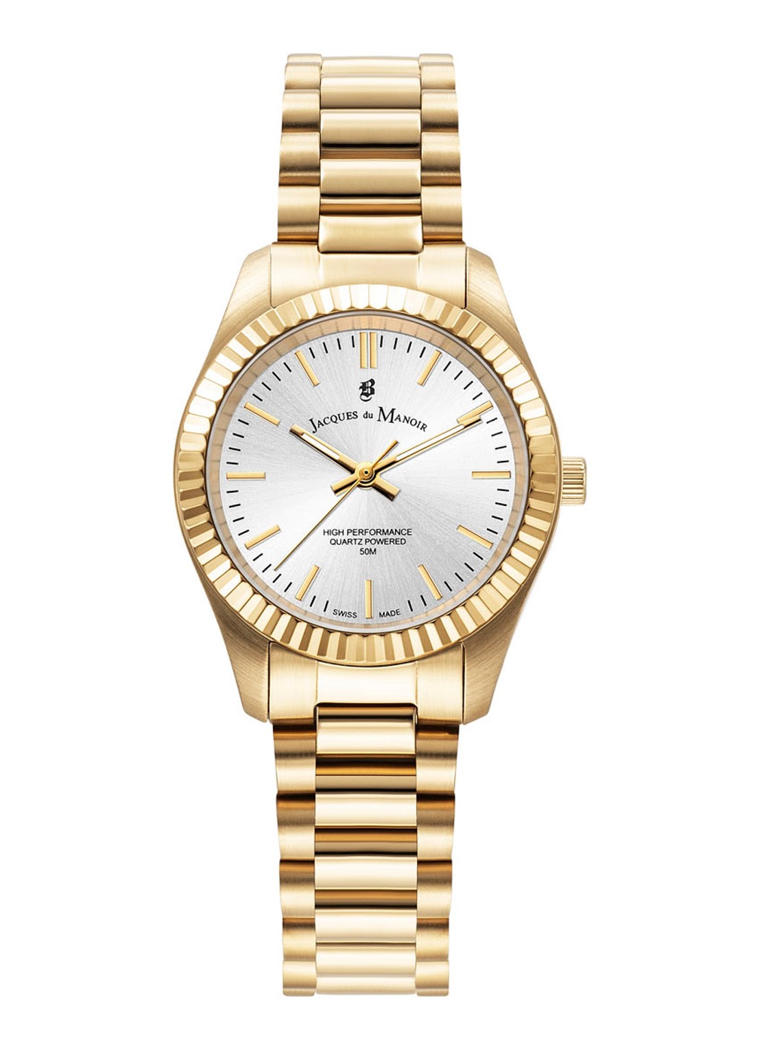 Jacques du Manoir Inspiration Prime horloge JWL03907 - voorkant goud