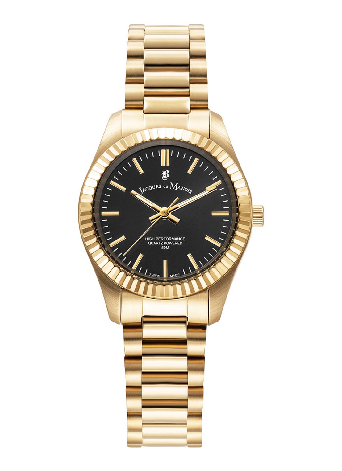 Jacques du Manoir Inspiration Prime horloge JWL03908 - voorkant goud