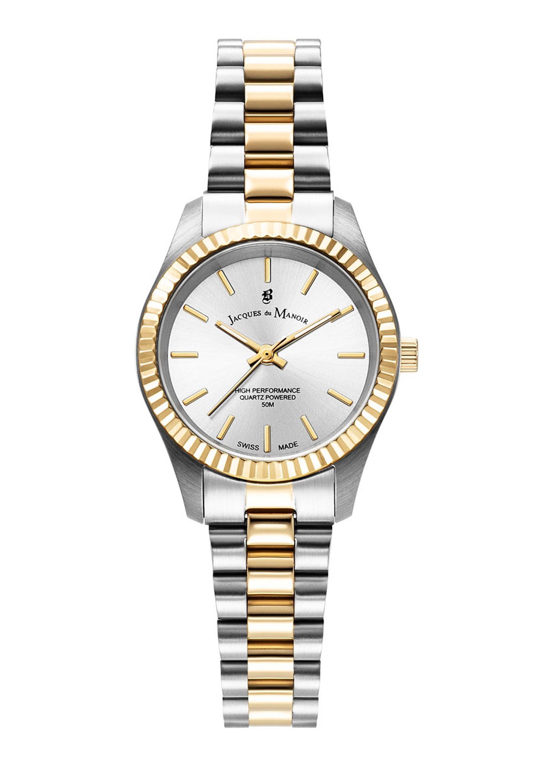 Jacques du Manoir Inspiration Prime horloge JWL04005 - voorkant zilver