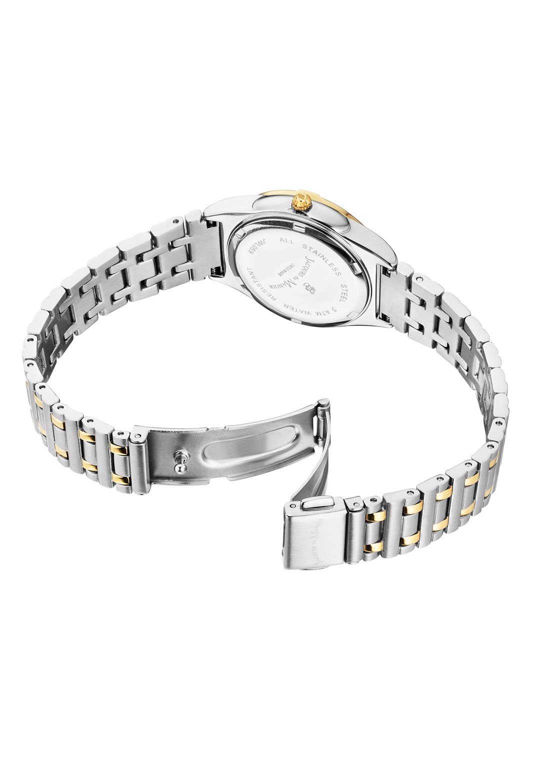 Jacques du Manoir Leonie horloge JWL0590 - achterkant zilver / goud - jwl05903