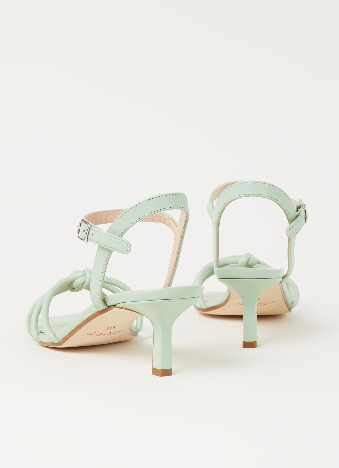 Janet & Janet Sandalette met knoop detail - detail 3 mint