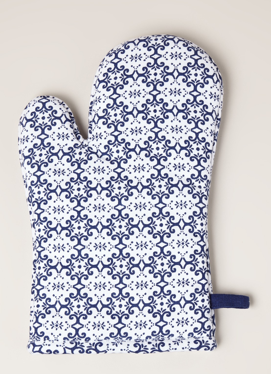 Janny van der Heijden  Tiles ovenwant  - voorkant 2 donkerblauw