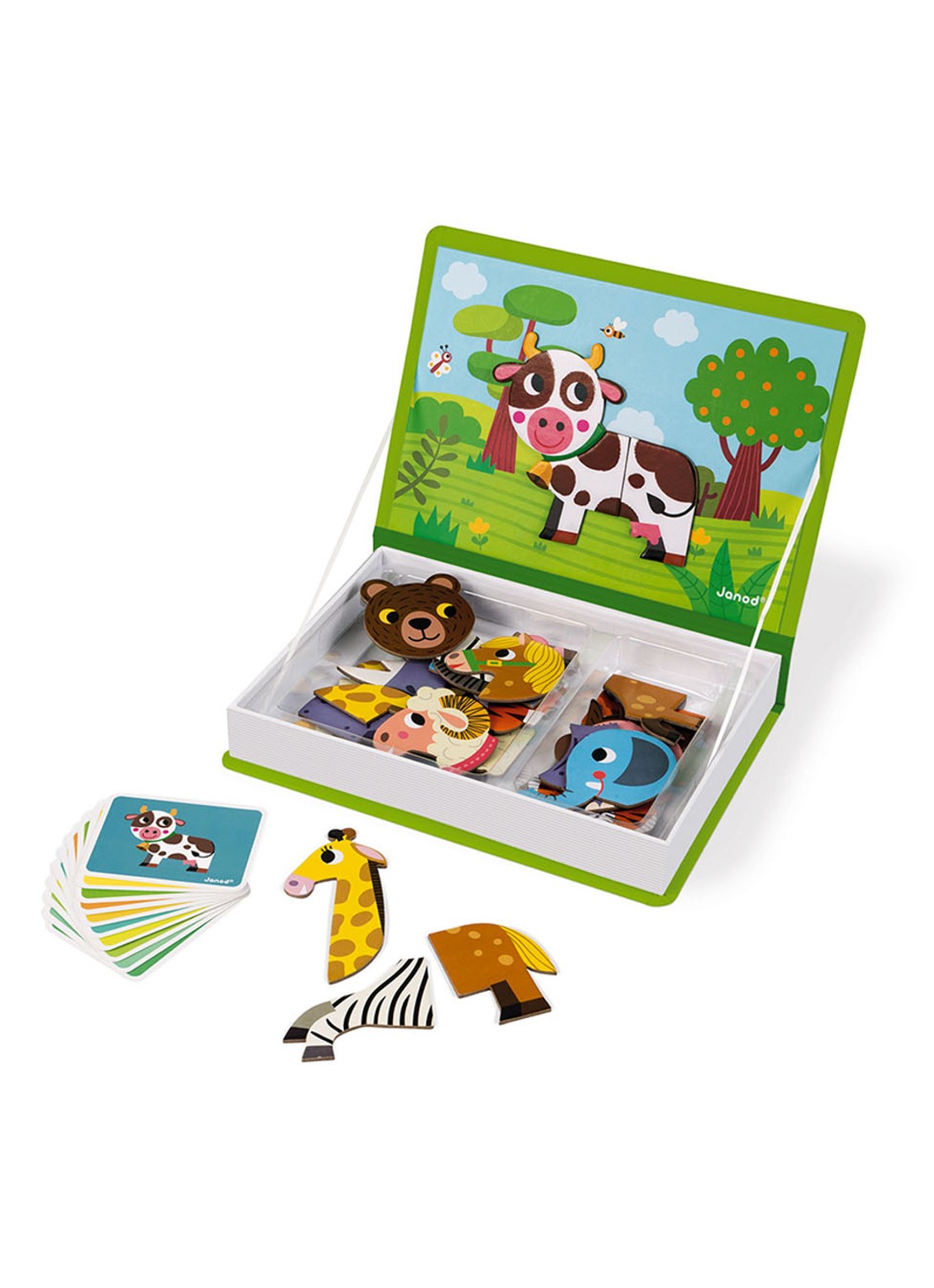 Janod Animals magneet speelset - detail 3 groen