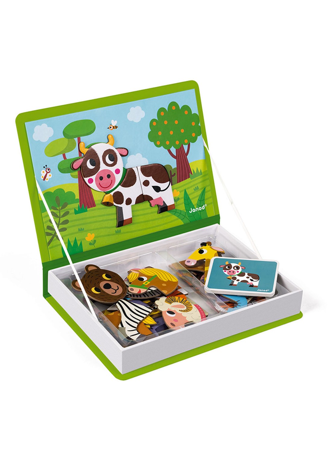 Janod Animals magneet speelset - detail 4 groen