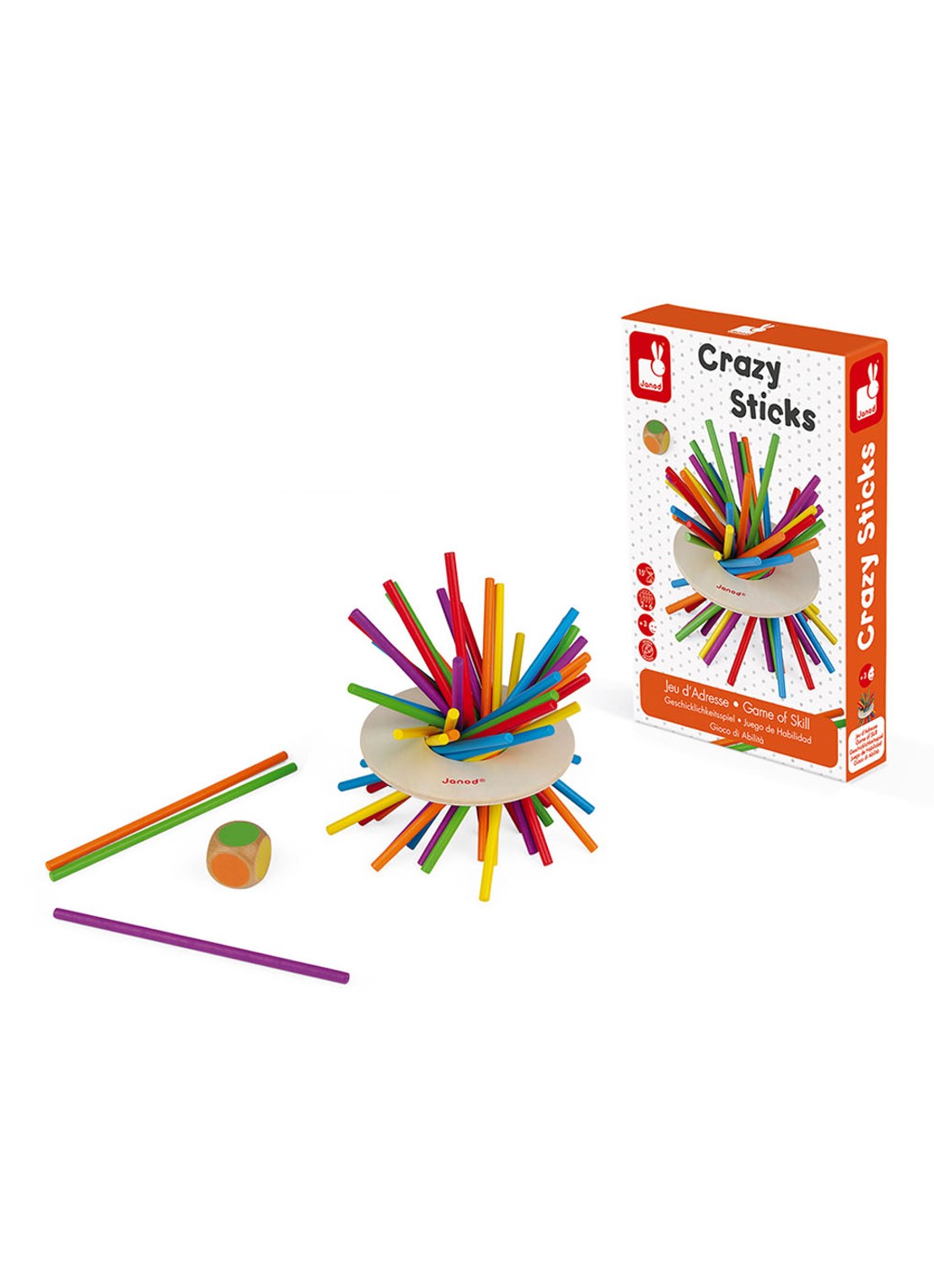 Janod Crazy Sticks behendigheidsspel - voorkant 2 undefined