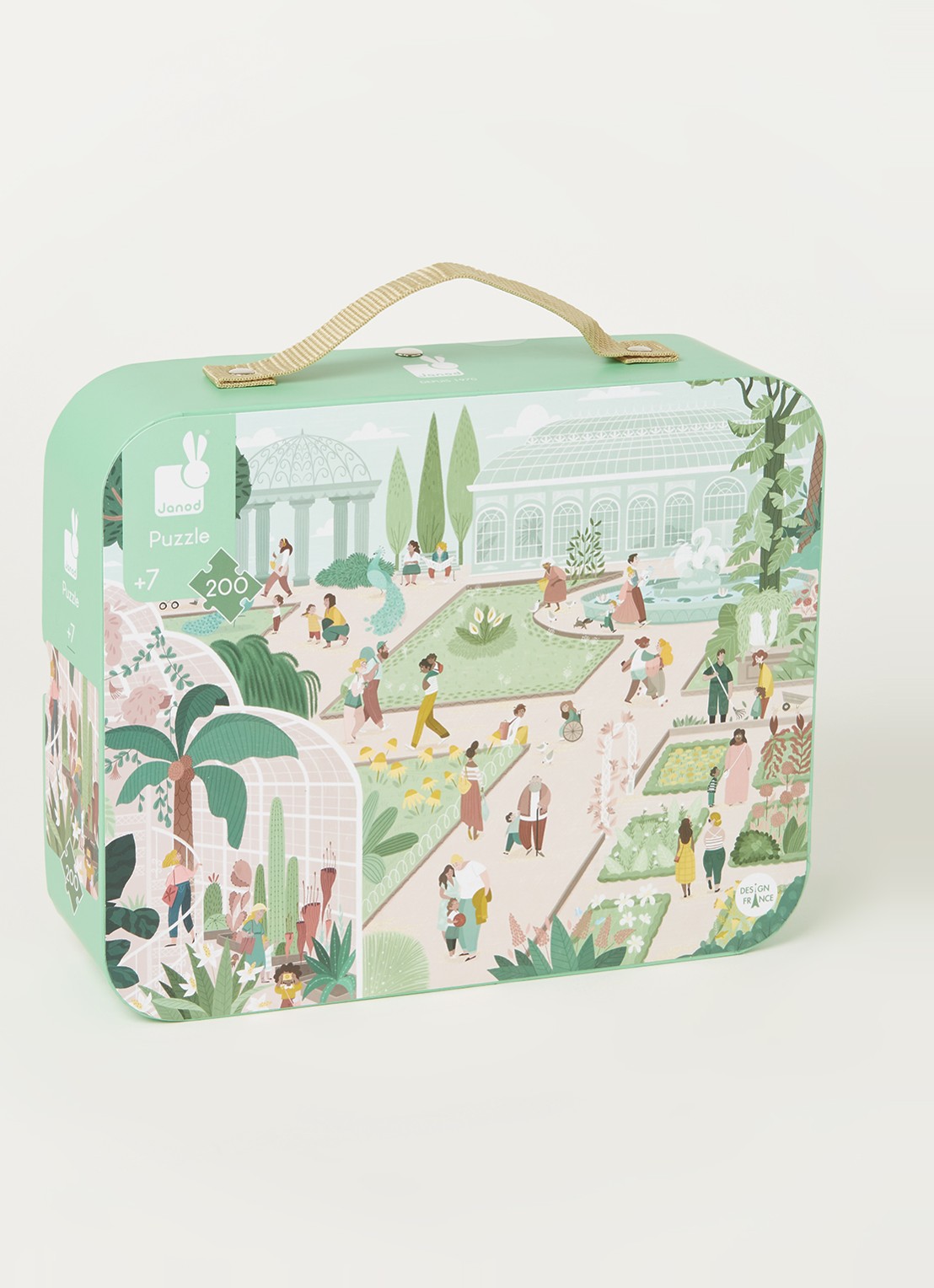 Janod De Botanische Tuin legpuzzel 200 stukjes - voorkant 2 groen
