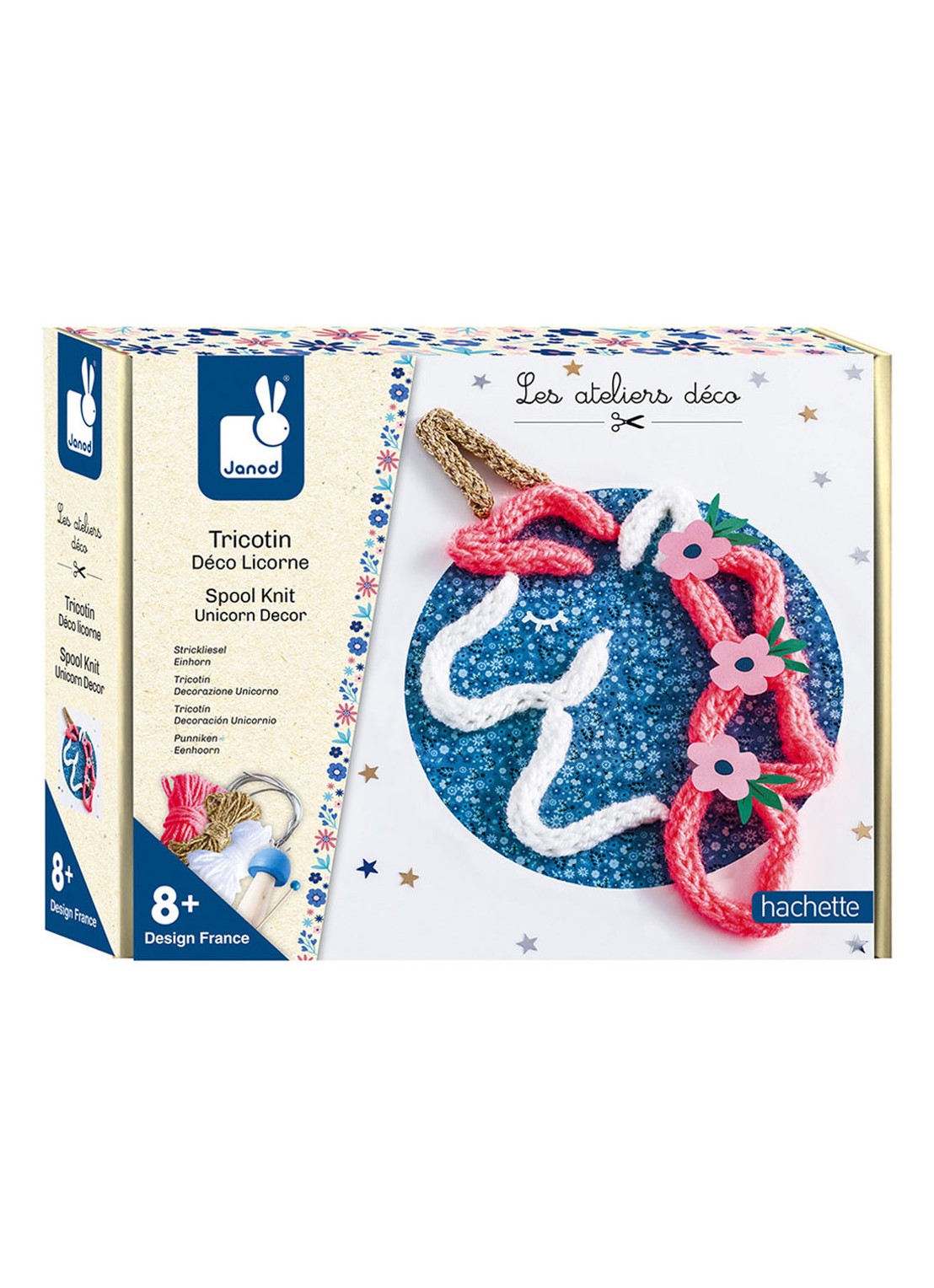 Janod Janod Atelier Déco - Eenhoorn Punniken - voorkant 3 undefined