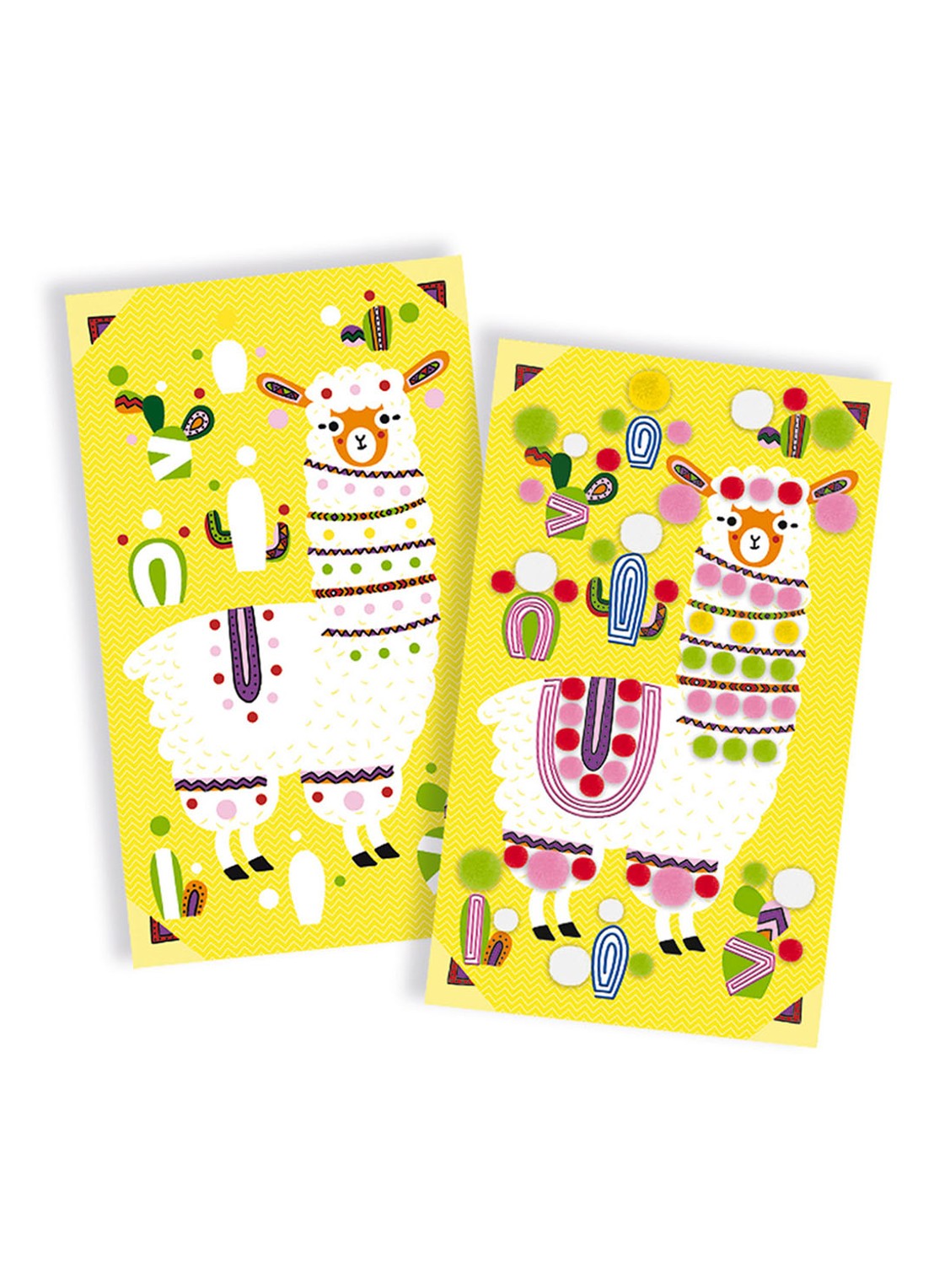 Janod Janod Atelier - Lama Pom-pons - voorkant 2 undefined