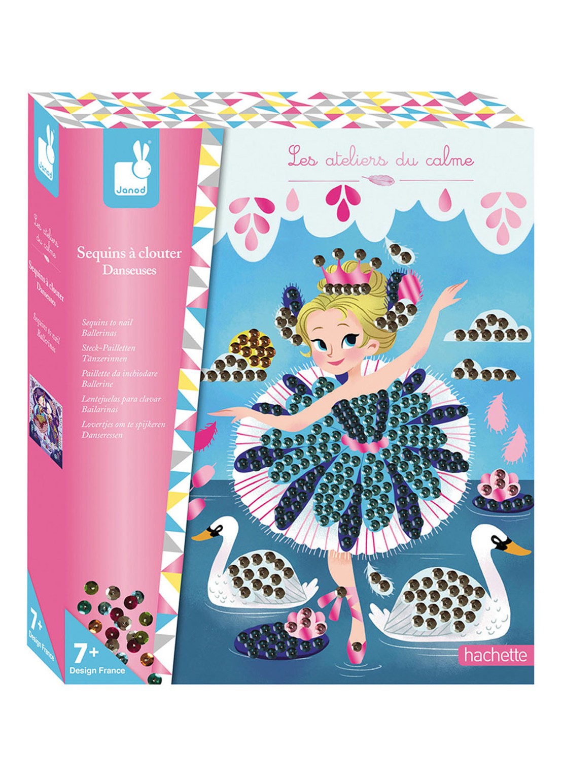 Janod Janod Atelier - Pailletten ballerina - voorkant undefined