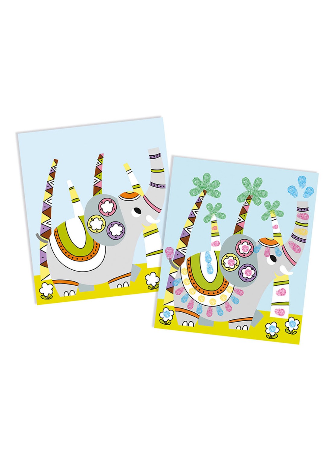 Janod Janod Atelier - Vinger inkt Panda en zijn vriendjes - voorkant 4 undefined
