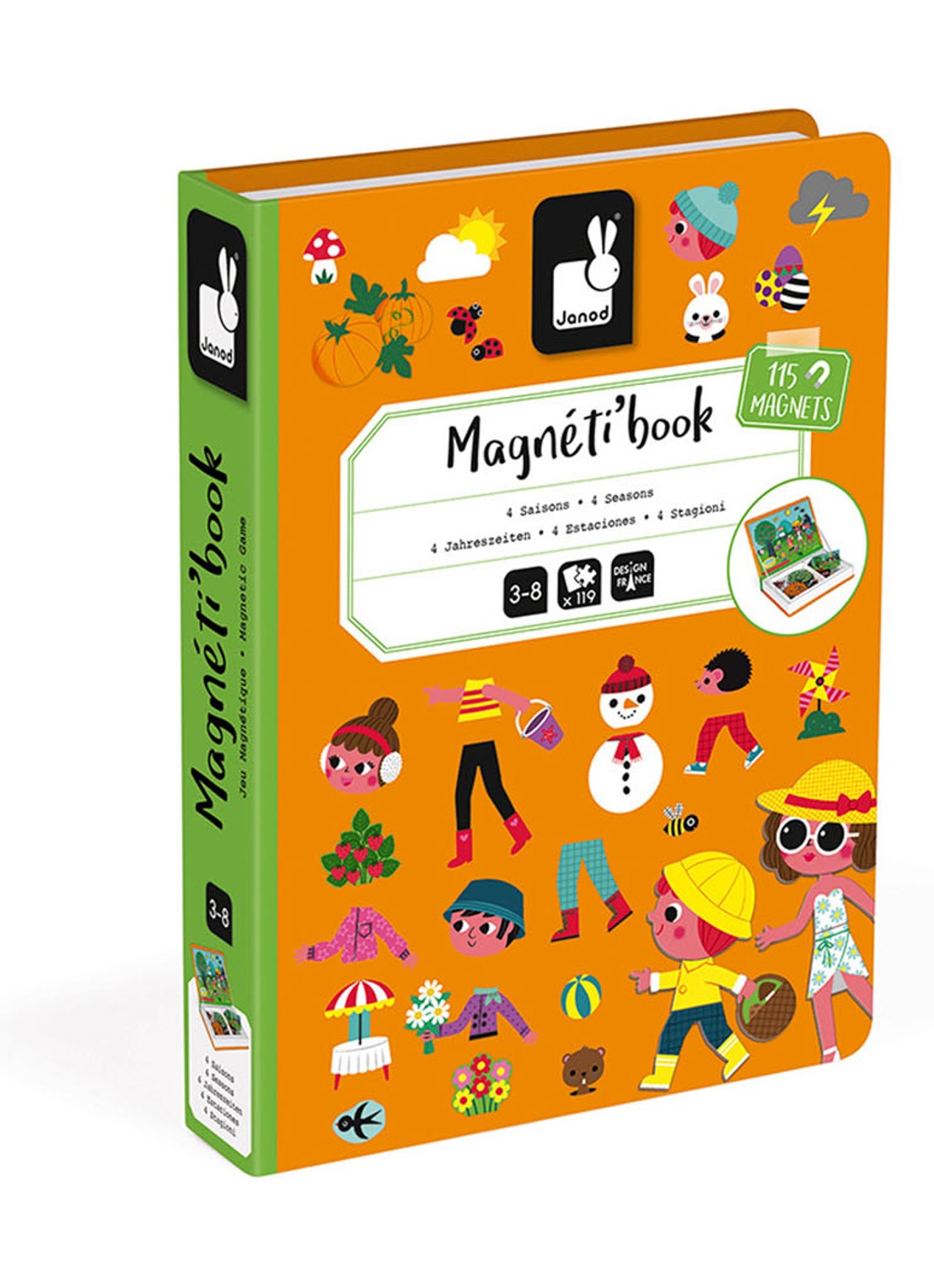 Janod Janod Magnetibook - 4 seizoenen - voorkant undefined