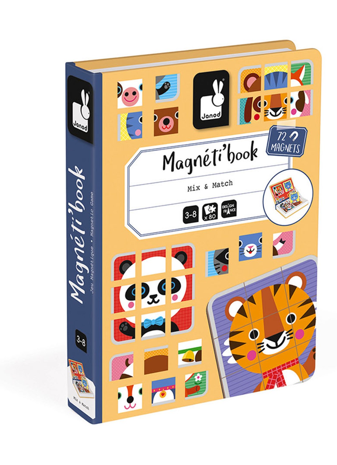 Janod Janod Magnetibook - Mix & Match - voorkant undefined