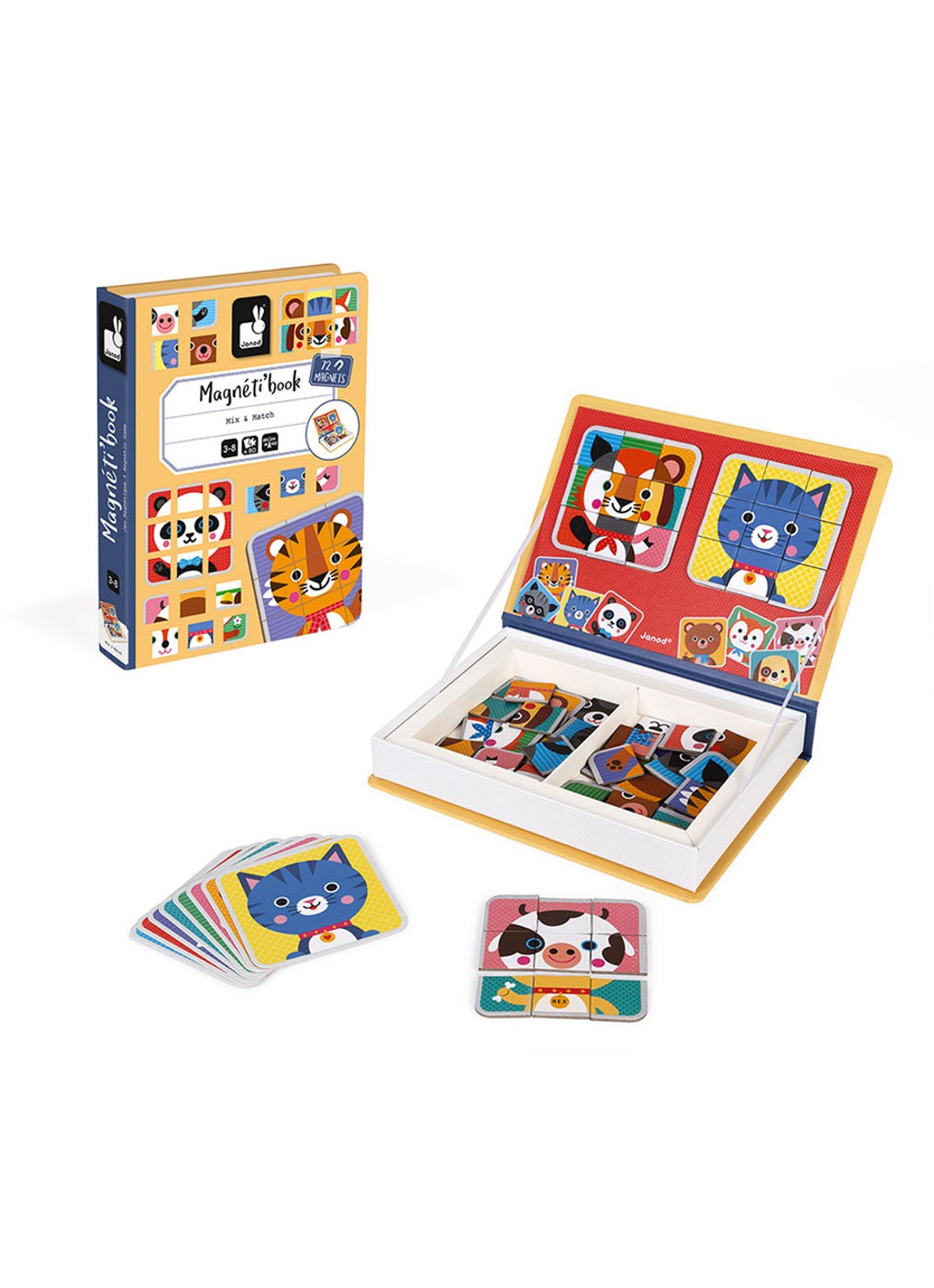 Janod Janod Magnetibook - Mix & Match - voorkant 2 undefined