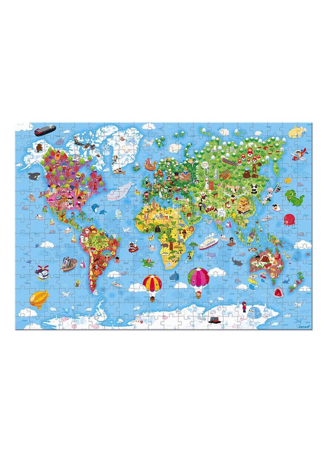 Janod Janod Puzzel - Wereld Giant - detail 4 undefined