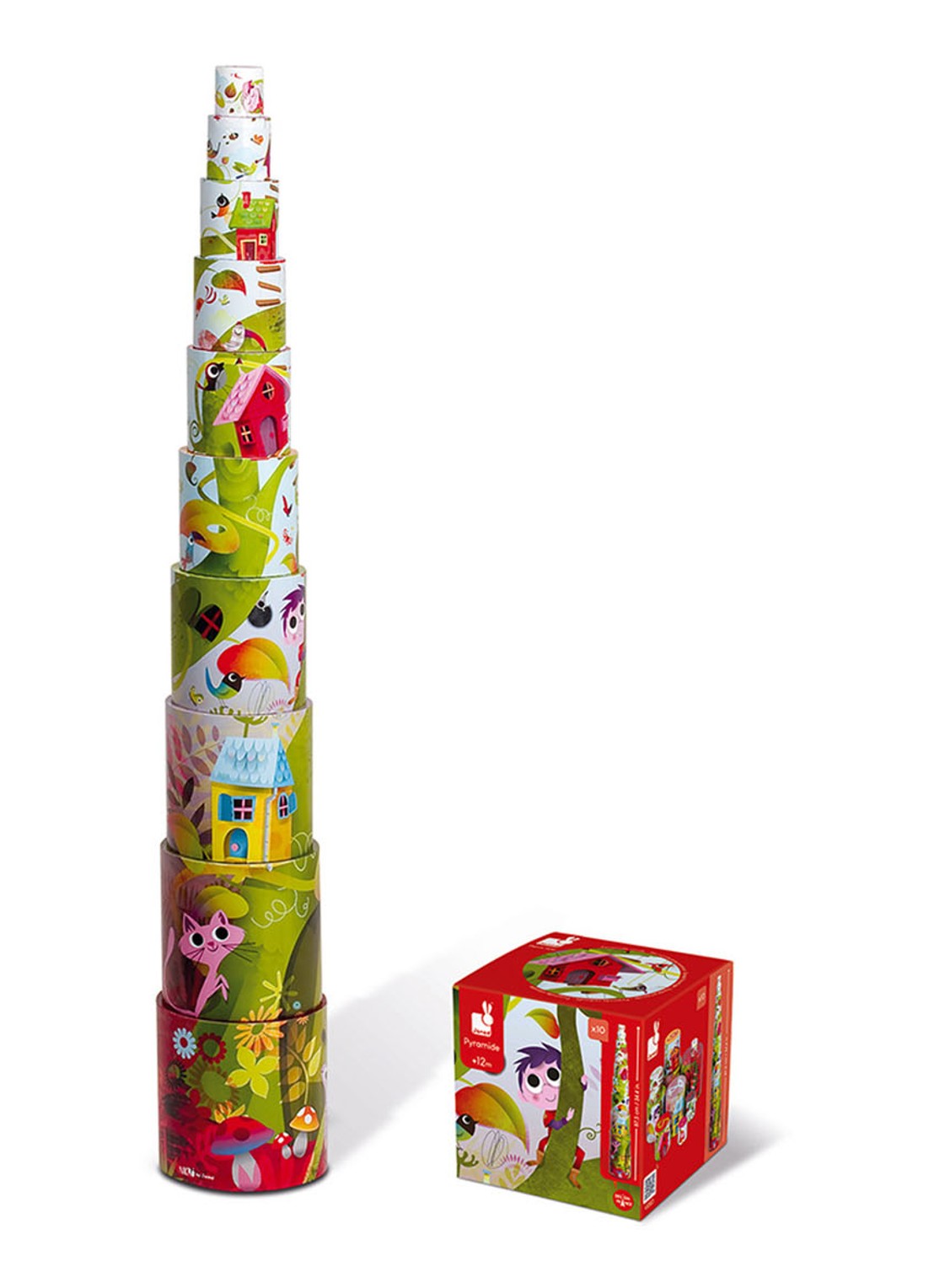 Janod Janod Stapeltoren - Magische boom - voorkant undefined