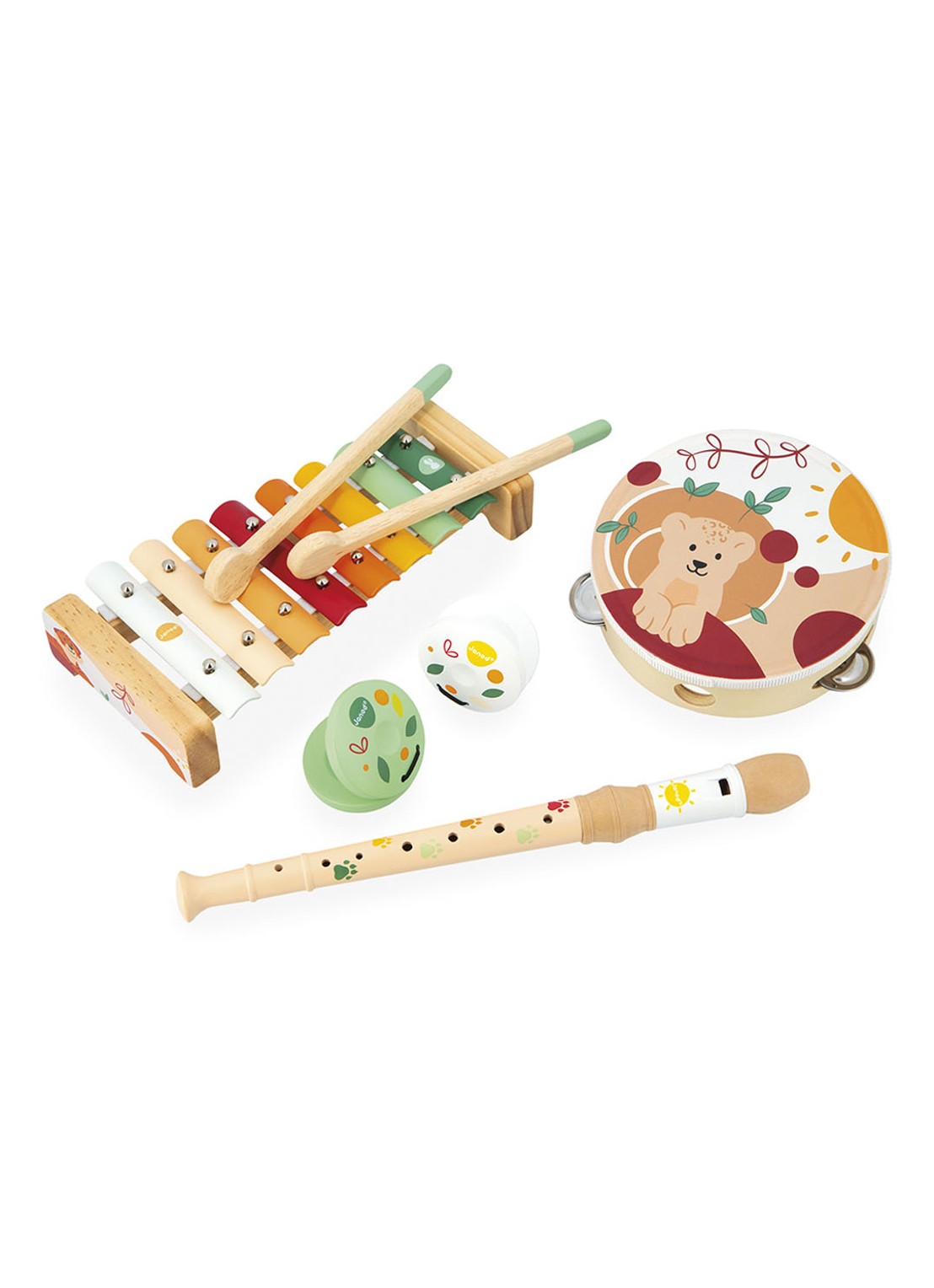 Janod Janod Sunshine - Muziek set  - voorkant 6 beige