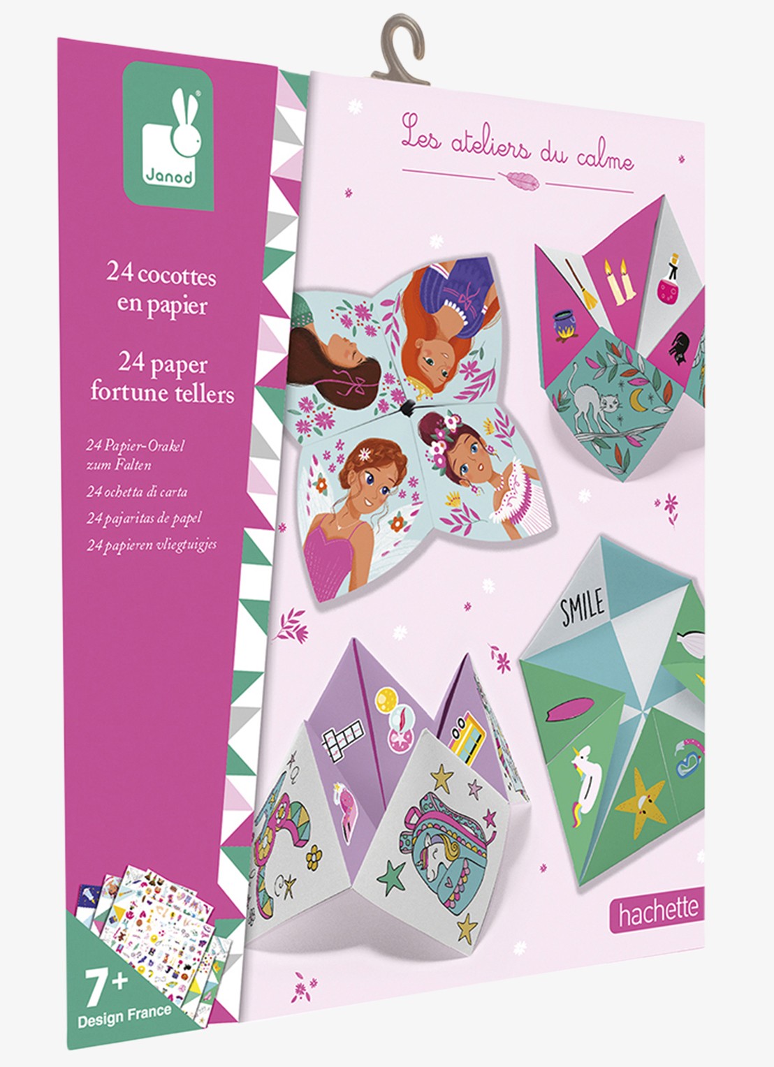 Janod Les Ateliers Du Calme knutselset van papier - voorkant 7 multicolor