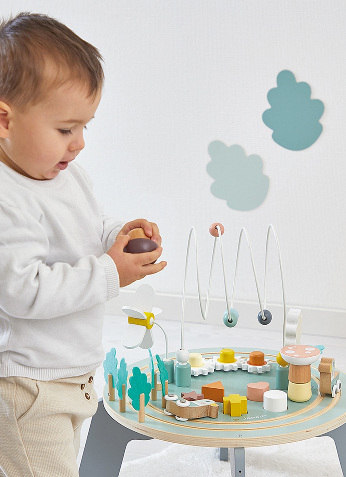 Janod Sweet Cocoon speeltafel - voorkant 5 groen