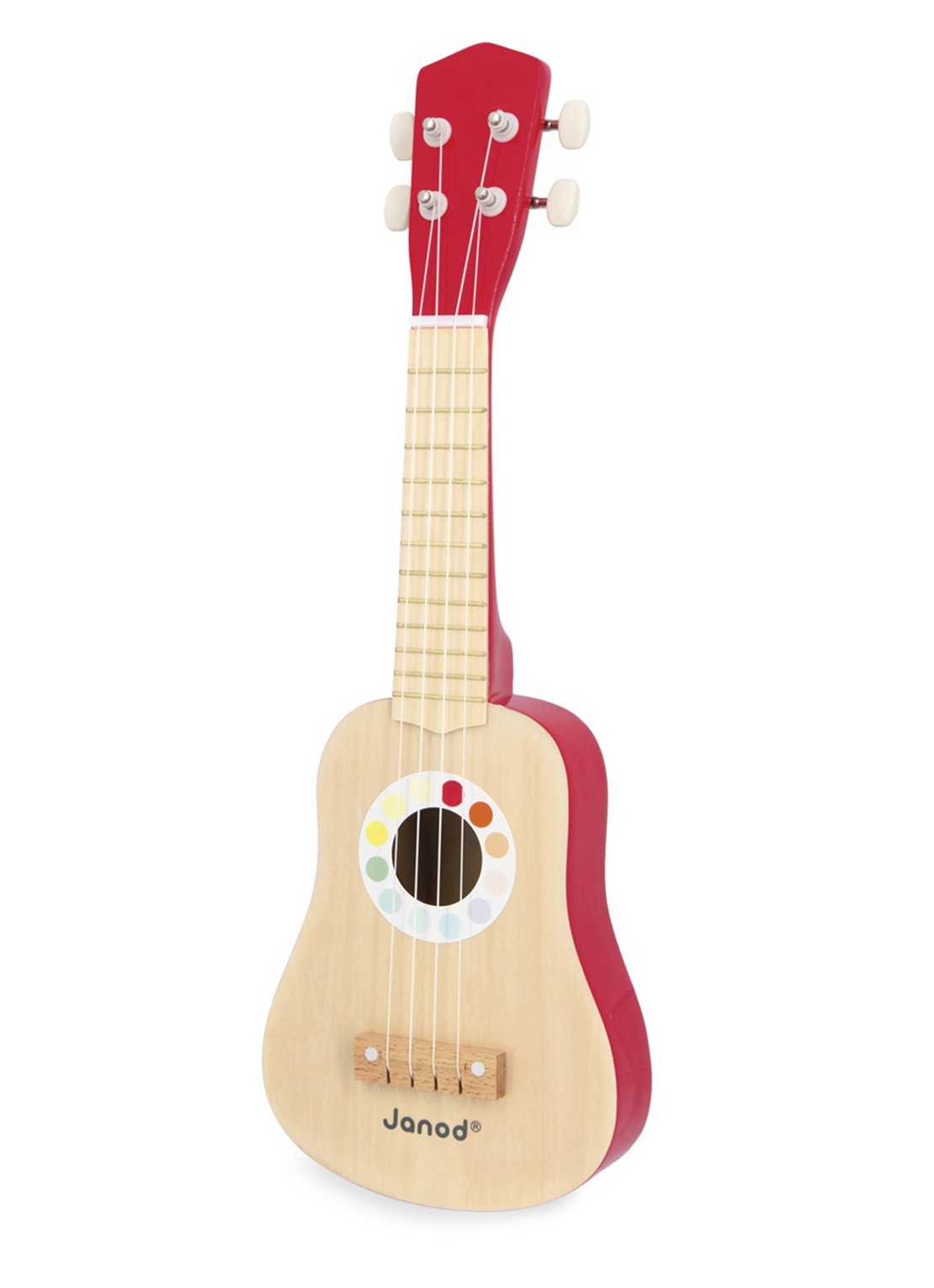 Janod Ukulele met stippendessin - detail 3 multicolor