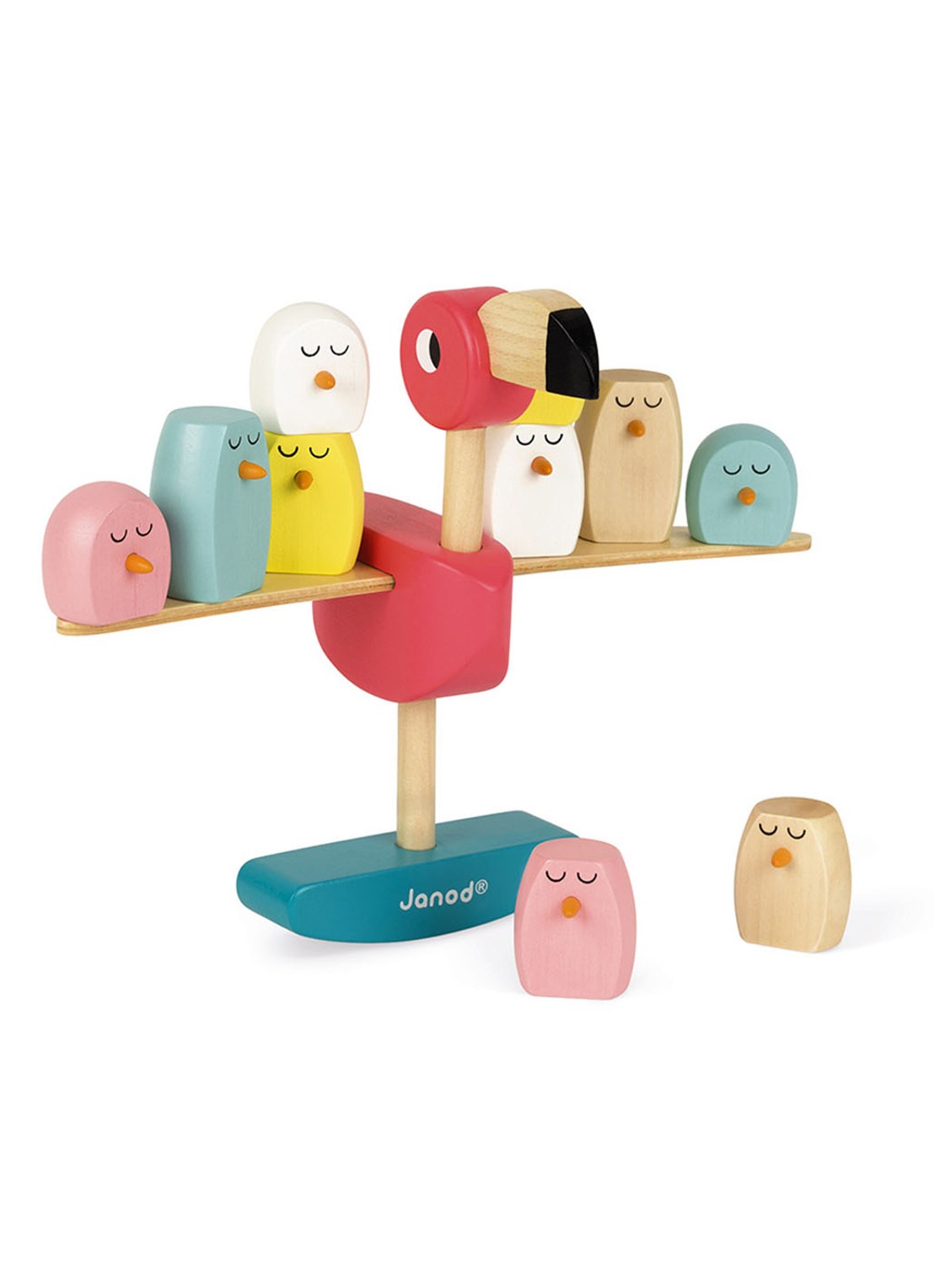Janod Zigolos Flamingo evenwichtsspel - voorkant 2 undefined