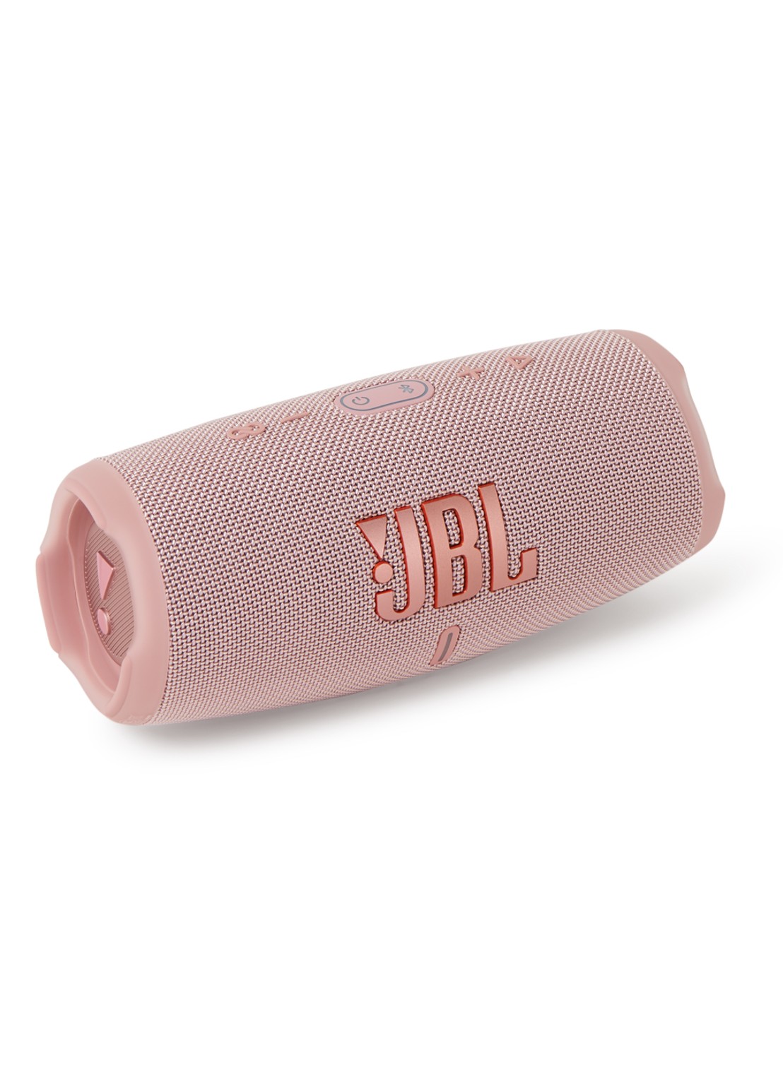 JBL CHARGE5 draagbare bluetooth speaker - voorkant oudroze