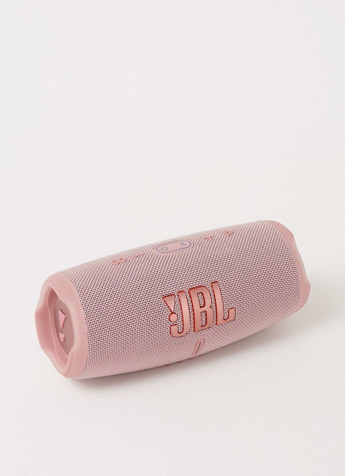 JBL CHARGE5 draagbare bluetooth speaker - voorkant 2 oudroze