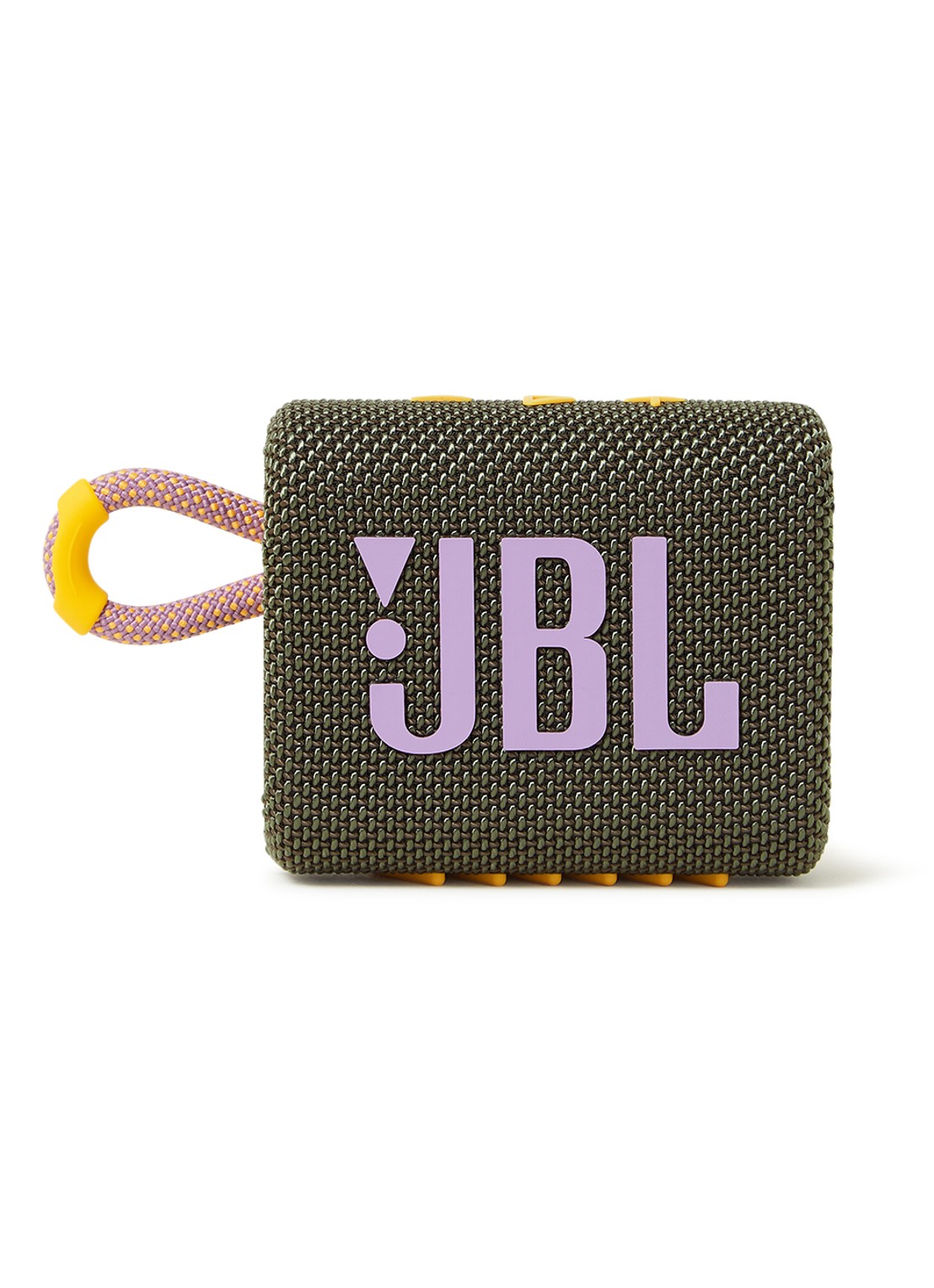 JBL Go 3 draagbare speaker - voorkant 2 groen