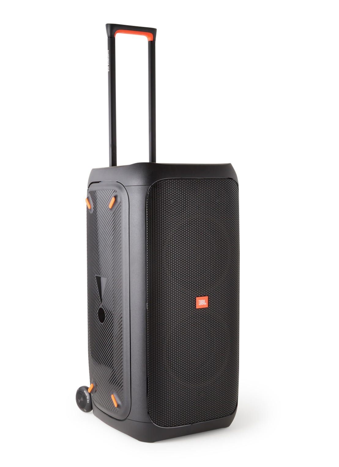 JBL PartyBox 310 verrijdbare bluetooth speaker - voorkant zwart