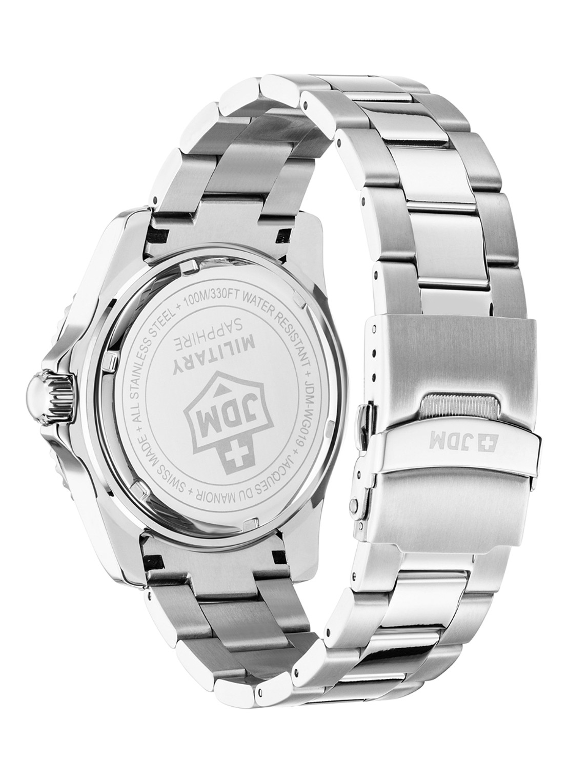 JDM Military Sierra horloge JDM-WG022-03 - detail zilver