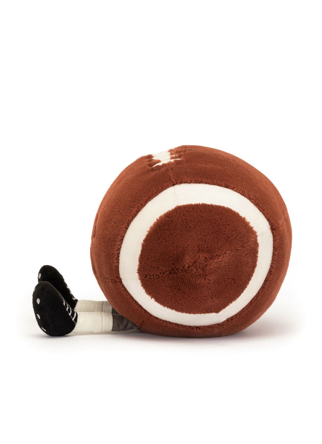Jellycat American Football knuffel 18 cm - detail bruin