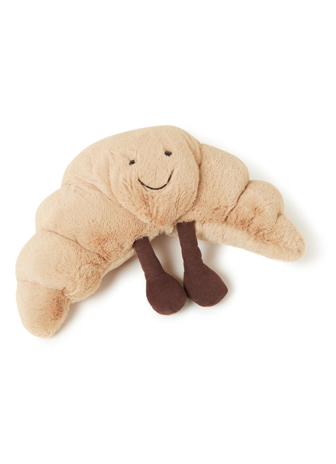 Jellycat Amuseable Croissant knuffel 28 cm - voorkant lichtbruin