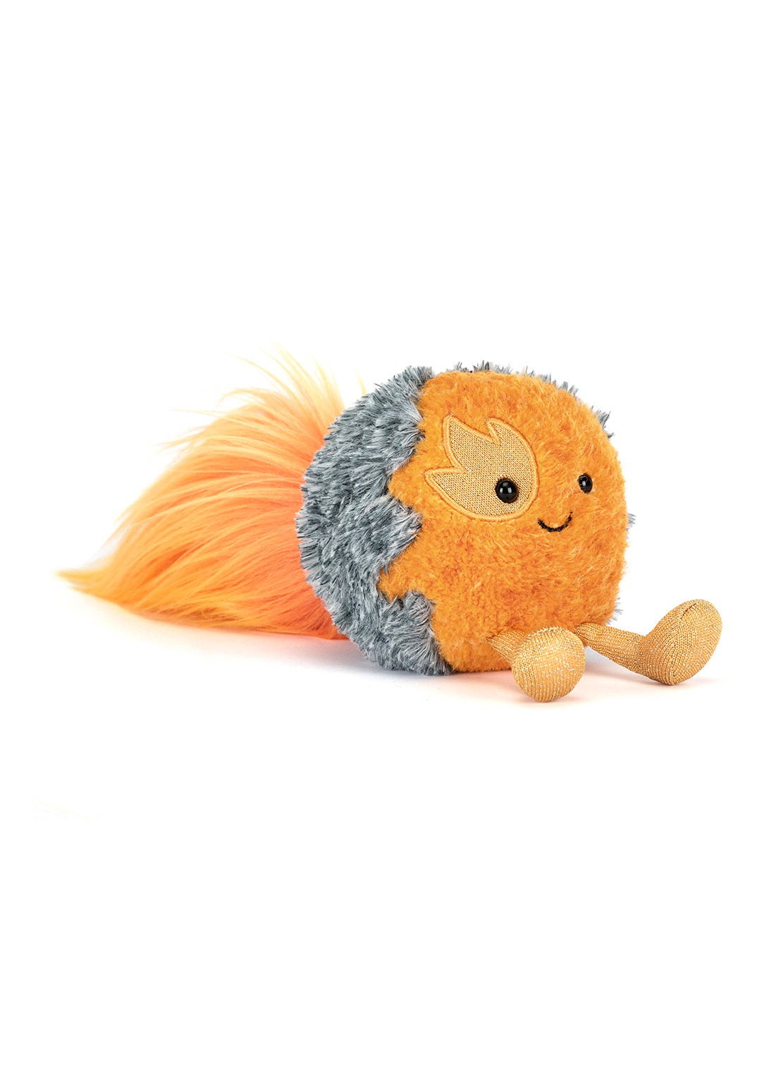 Jellycat Amuseable Space Comet knuffel 11 cm  - voorkant 2 orange
